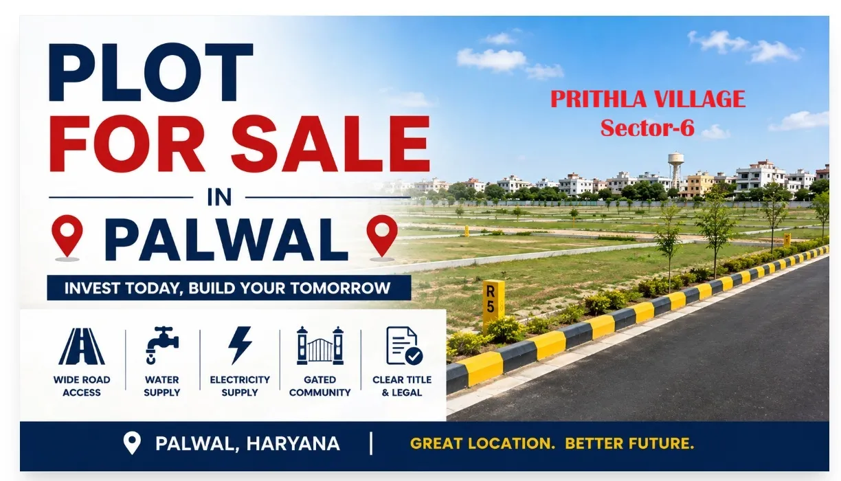 Plot for Sale in Sec-6 Prithla, Palwal