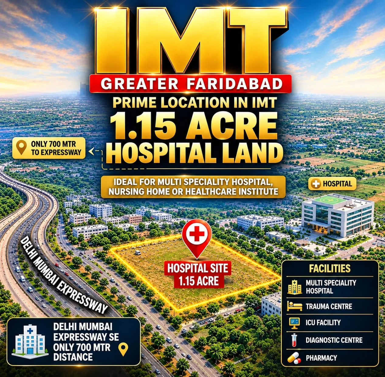 Agriculture Land for Sale in IMT Greater Faridabad, Faridabad