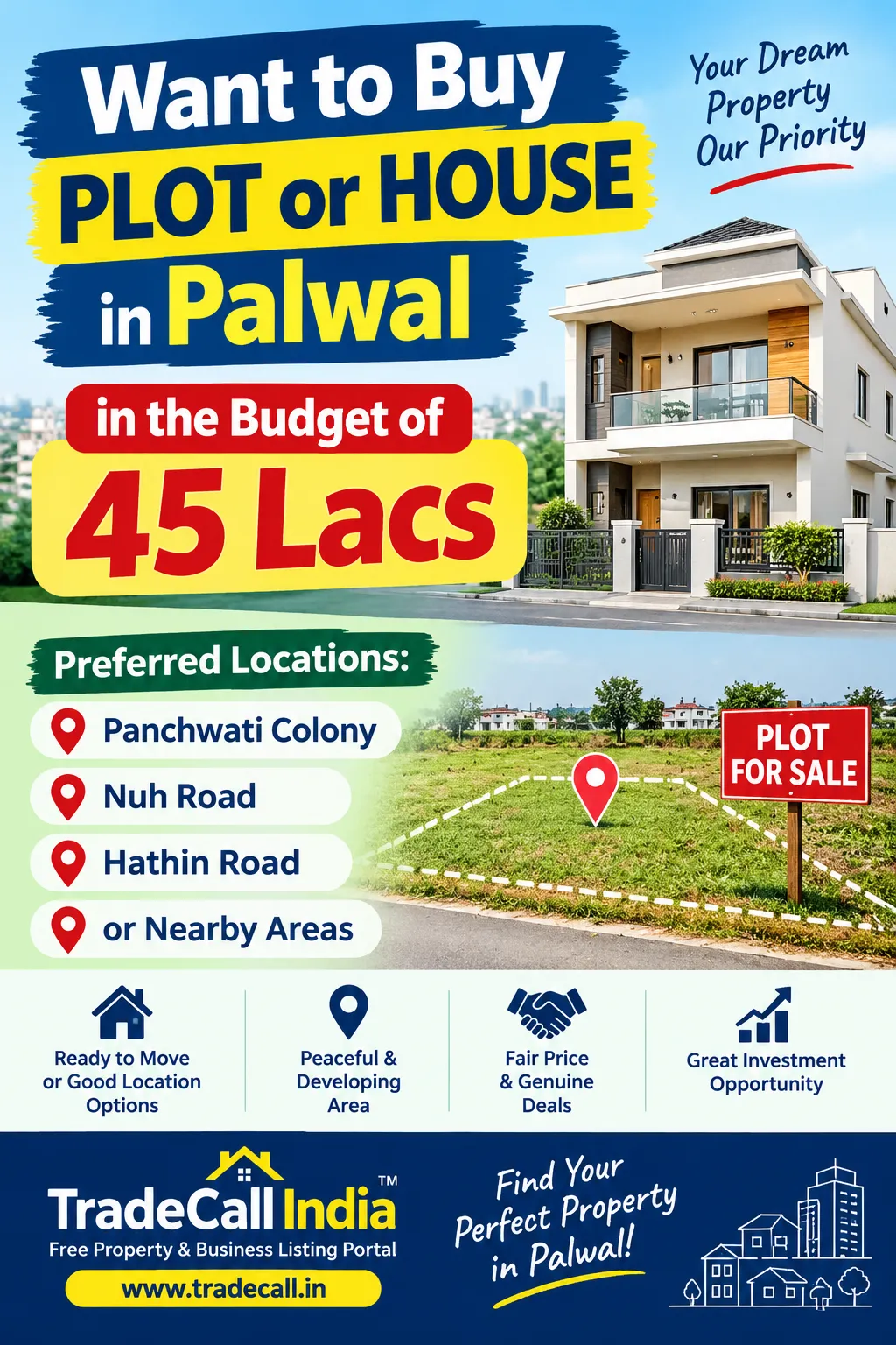 Looking for Rent 2BHK House / Villa in Panchwati Colony, Palwal