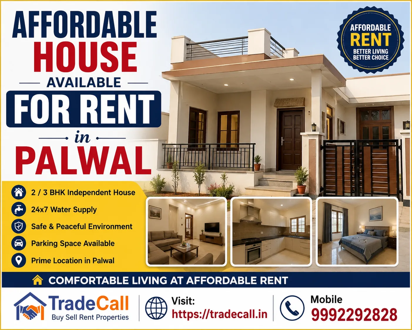2BHK Flat for Rent in NIT-5 No., Faridabad