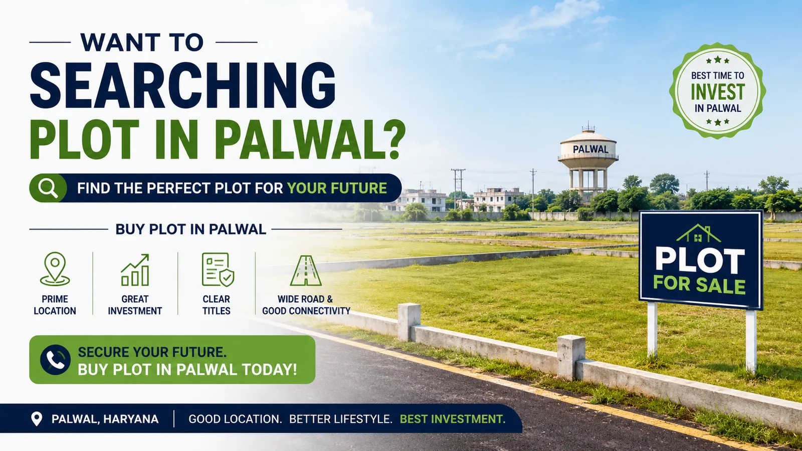 Plot for Sale in Huda Sector-12 , Palwal