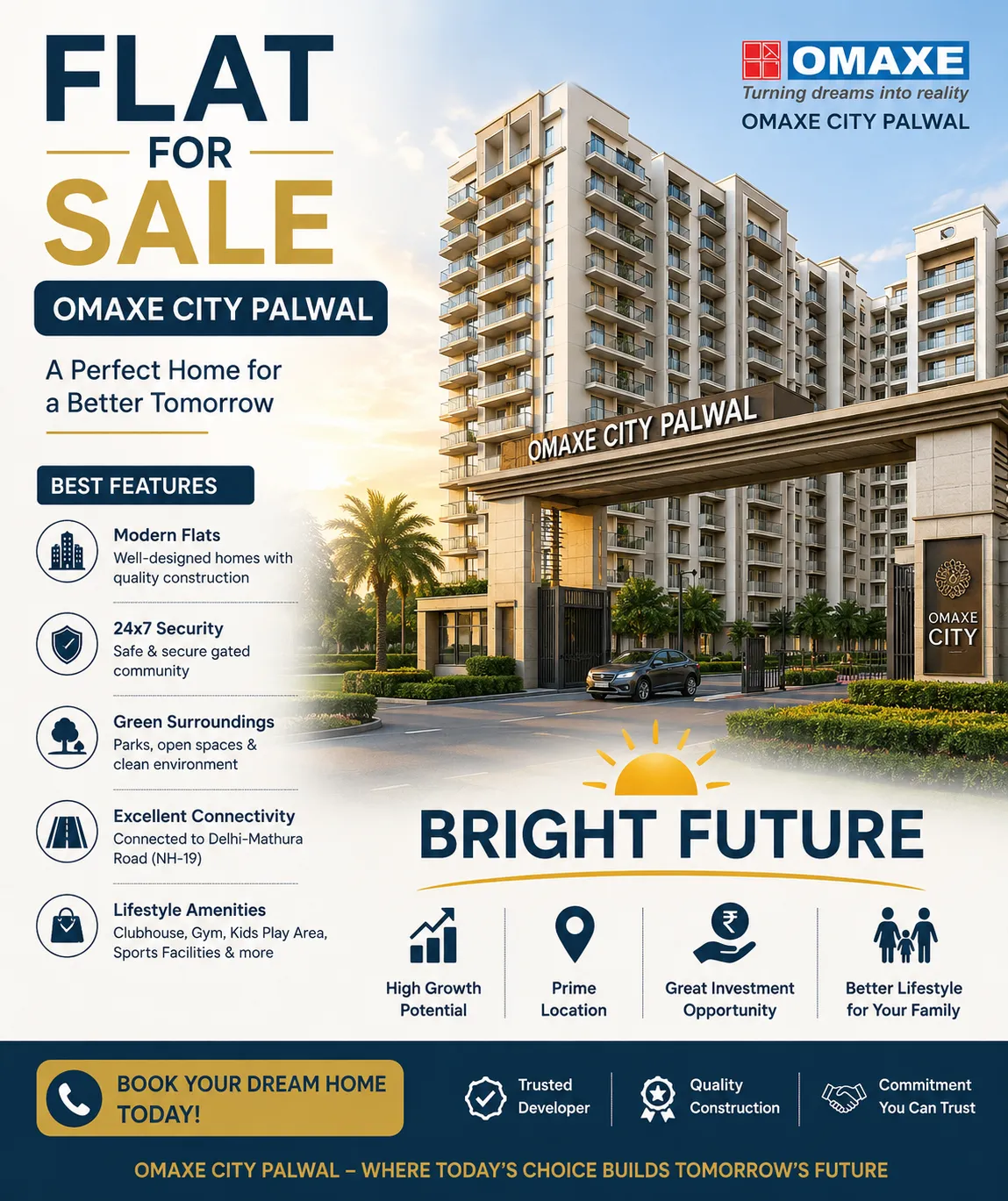 3BHK+ Flat / Builder Floor for Sale in Sector, Faridabad